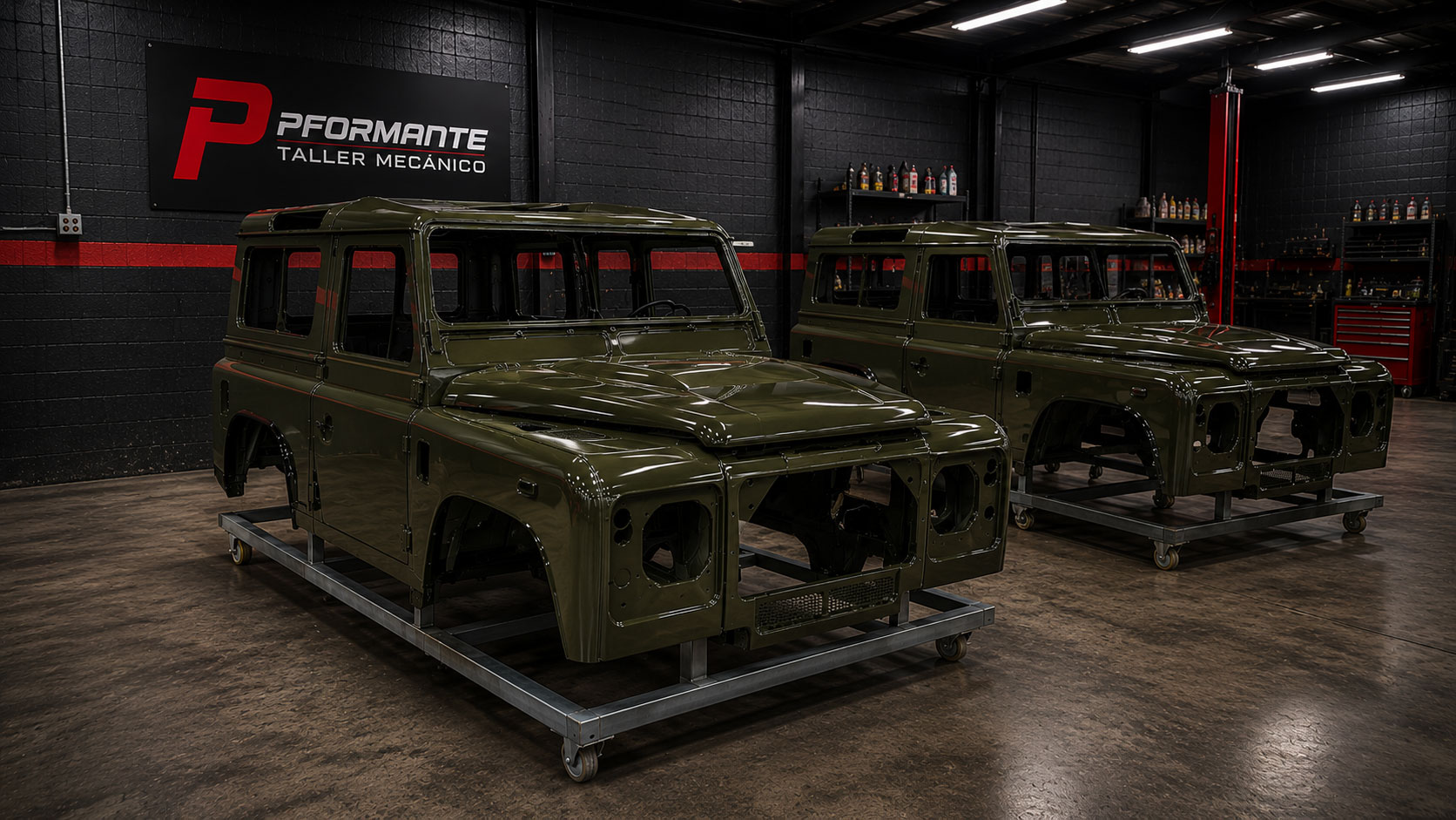 Defender 90 - 110 — carrocería con donante