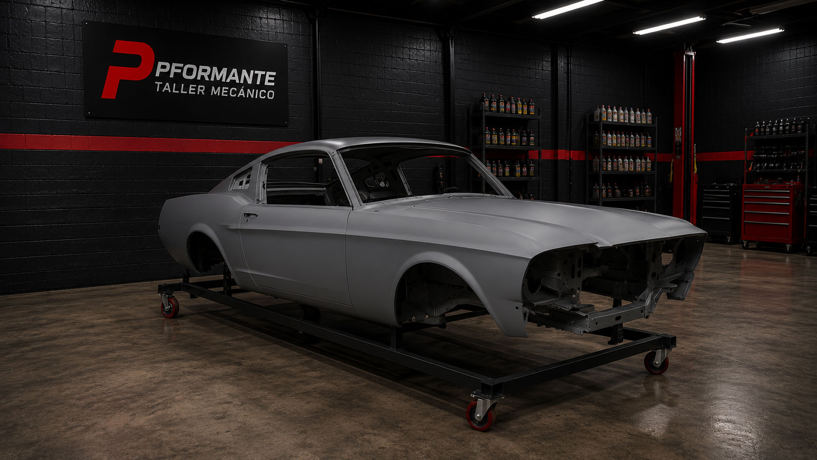 Ford Mustang — carrocería con donante