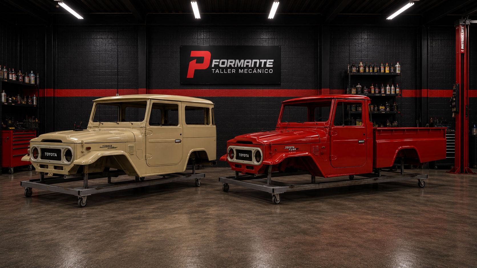 Toyota FJ40 - FJ45 — carrocería con donante